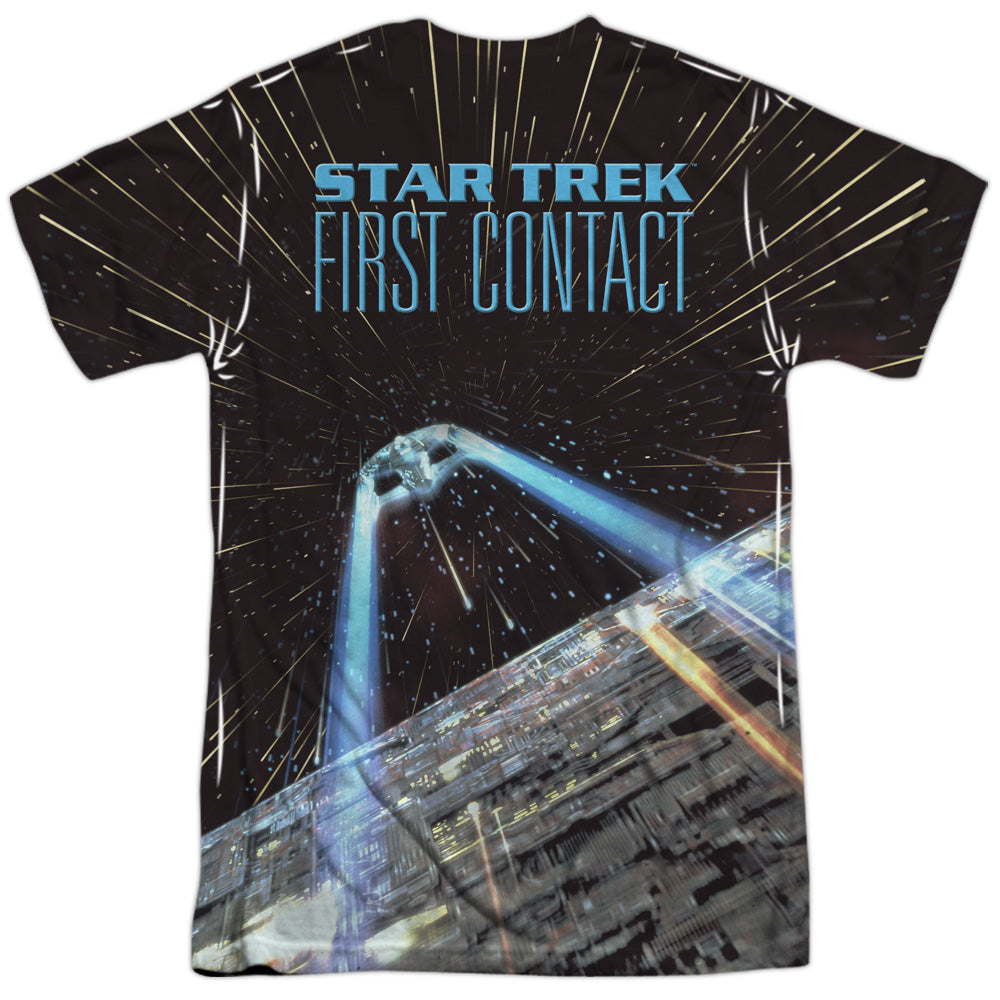 Men's Star Trek First Contact Poster Sublimated Tee