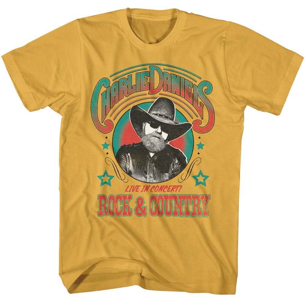 Charlie Daniels Band Rock And Country T-Shirt
