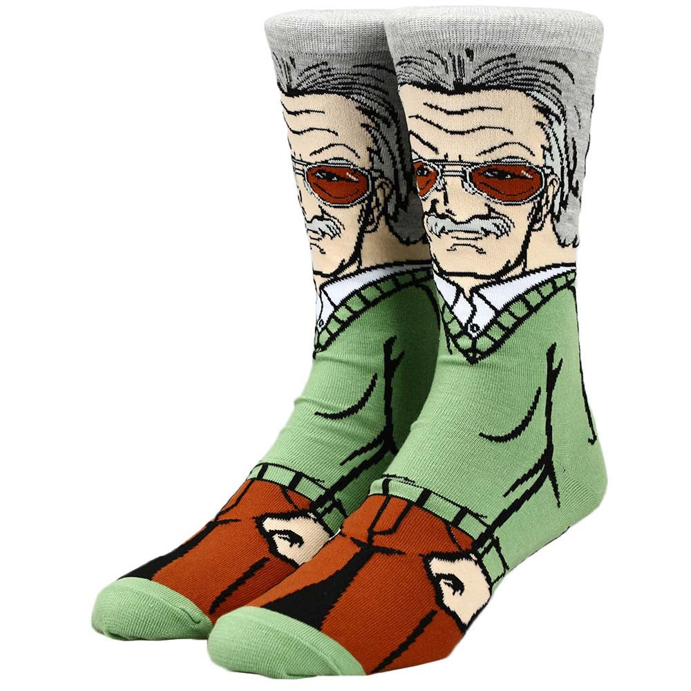 Marvel Comics Stan Lee 360 Character Socks