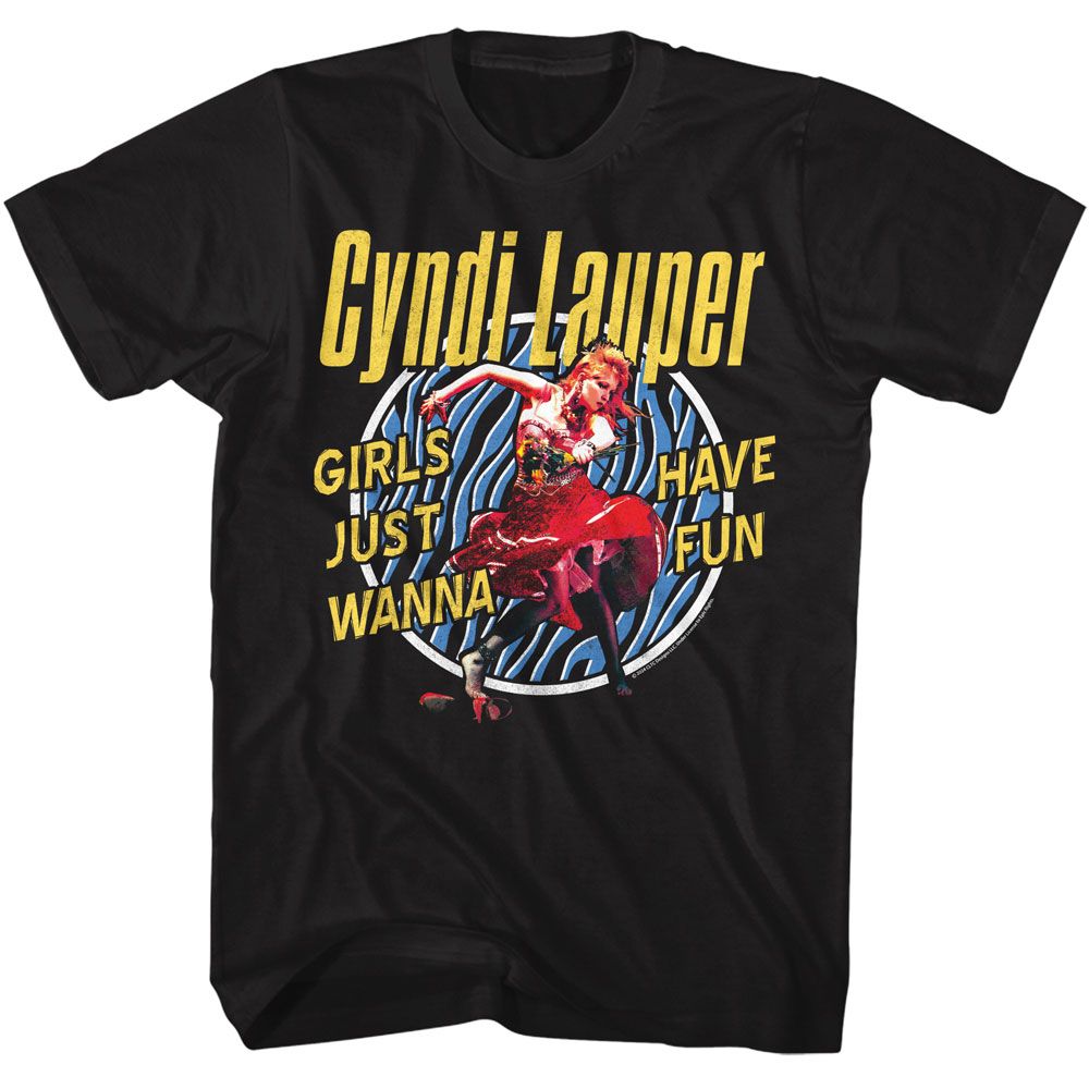 Cyndi Lauper Girls Just Wanna T-Shirt