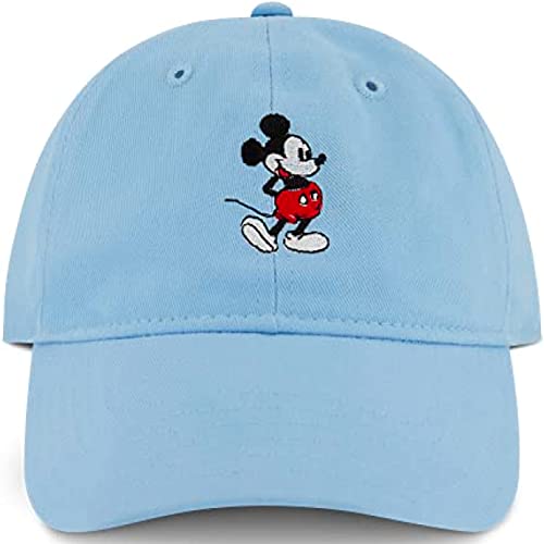 Disney Mickey Mouse Washed Twill Cotton Adjustable Dad Cap