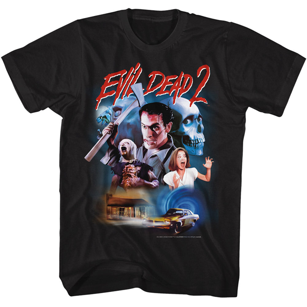 Men's Evil Dead Collage Drawing Tee