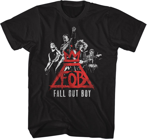 Men's Fall Out Boy Logo Band T-Shirt
