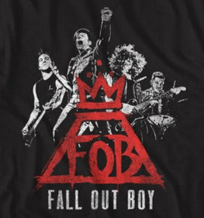 Men's Fall Out Boy Logo Band T-Shirt