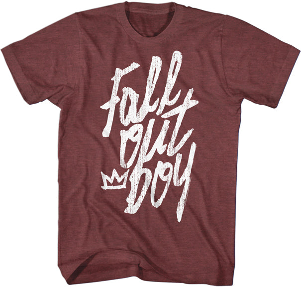 Men's Fall Out Boy Handwritten Logo T-Shirt