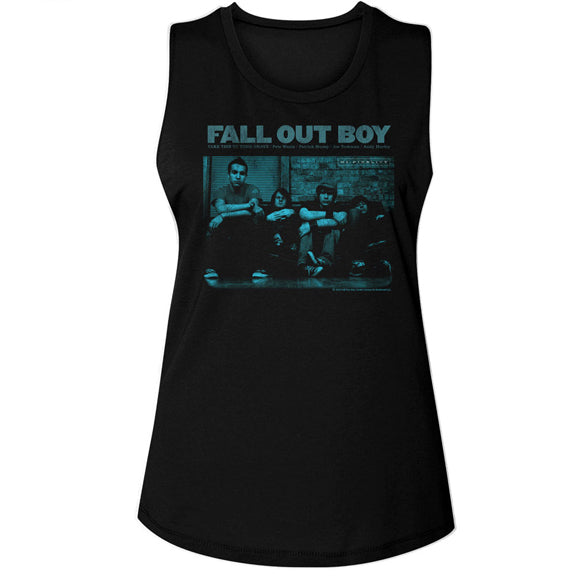 Junior's Fall Out Boy Take This to Your Grave Muscle Tank Top