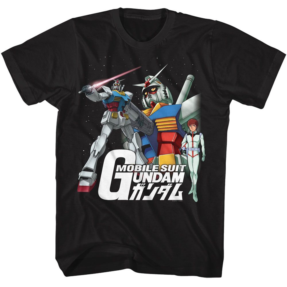 Gundam Mobile Suit Collage T-Shirt