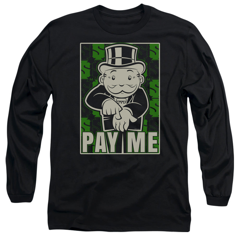 Men's Monopoly Pay Me Long Sleeve T-Shirt