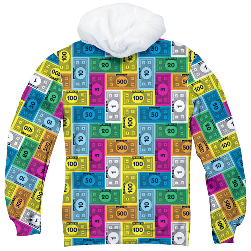 Monopoly Cash Rich Sublimated Pullover Hoodie