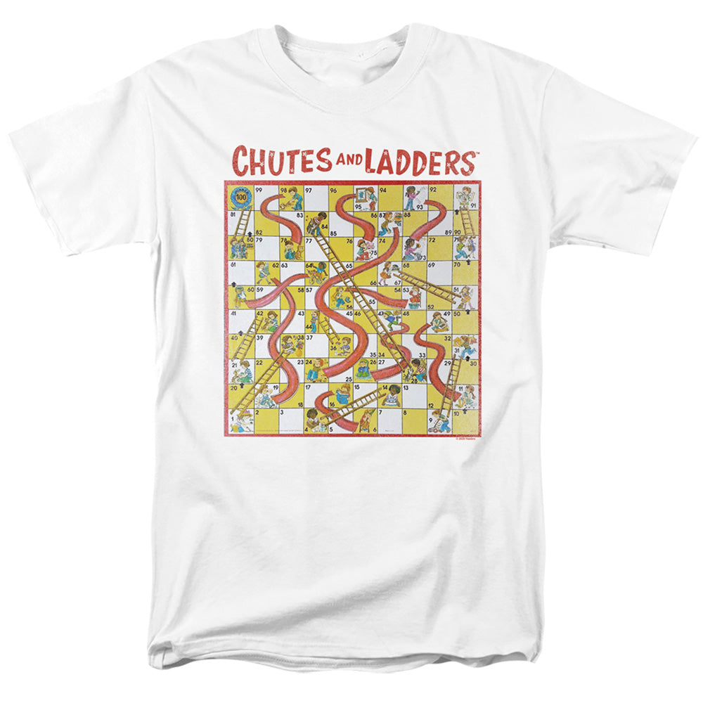 Men's Chutes And Ladders 79 Game Board Tee