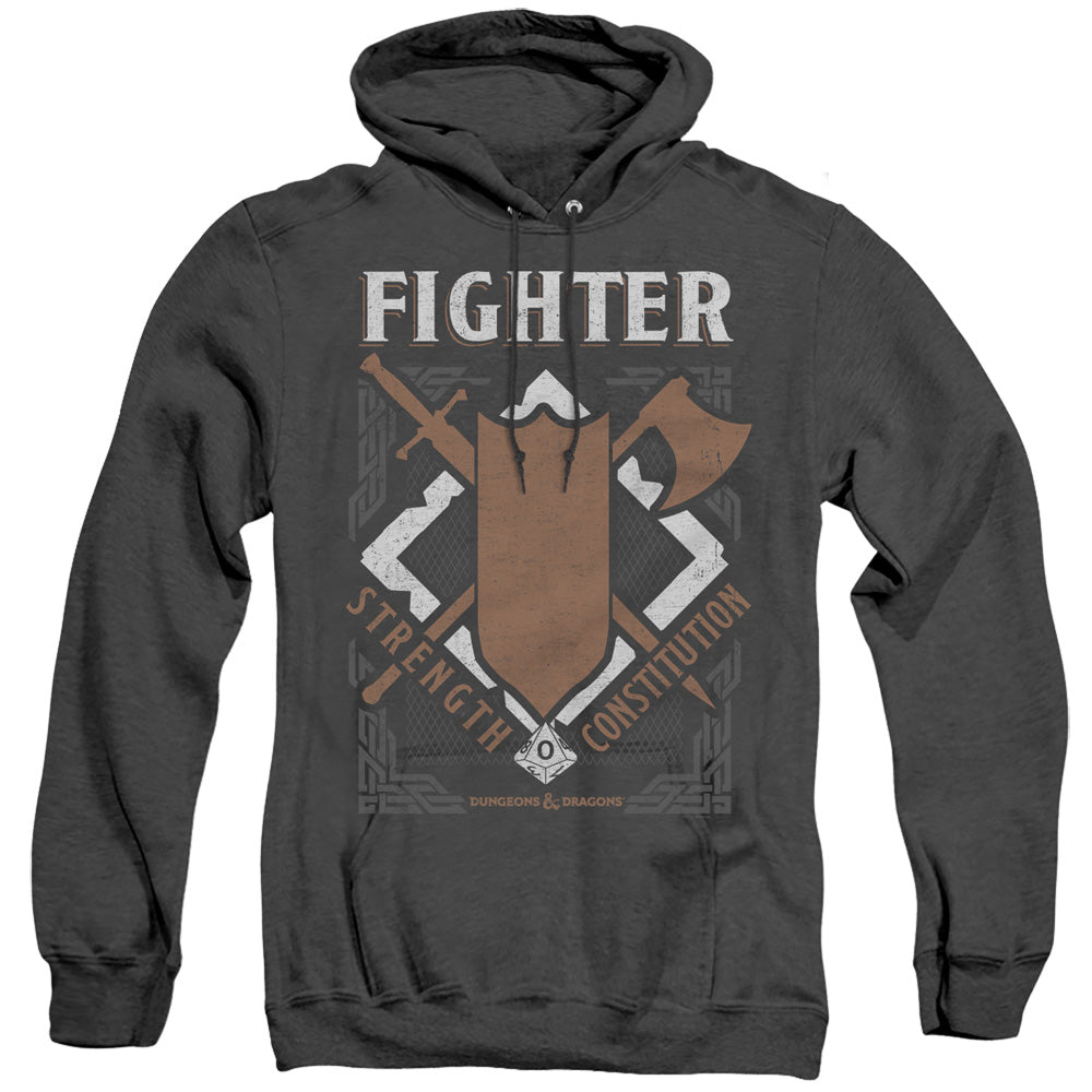 Men's Dungeons And Dragons Fighter Heather Pullover Hoodie