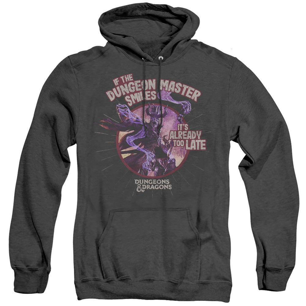 Men's Dungeons And Dragons Dungeon Master Smiles Heather Pullover Hoodie