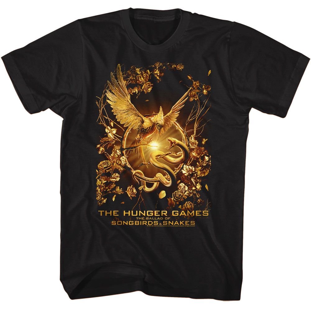 Hunger Games Songbird Snakes Poster T-Shirt