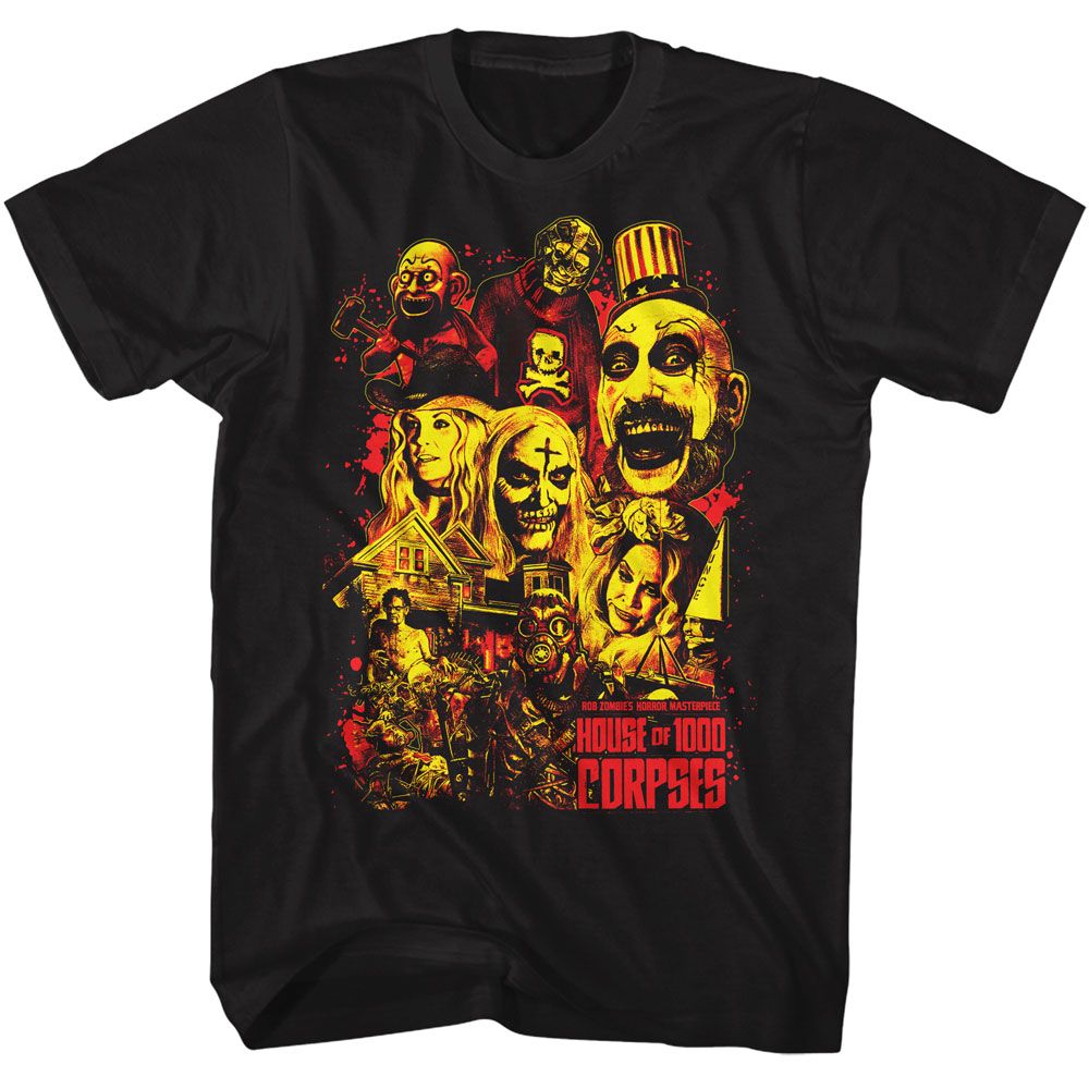 House Of 1000 Corpses Collage Art T-Shirt