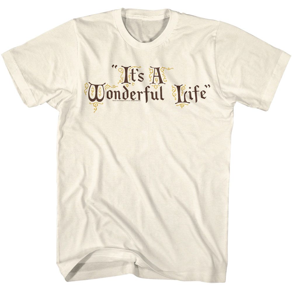 It's A Wonderful Life Life Title Treatment T-Shirt