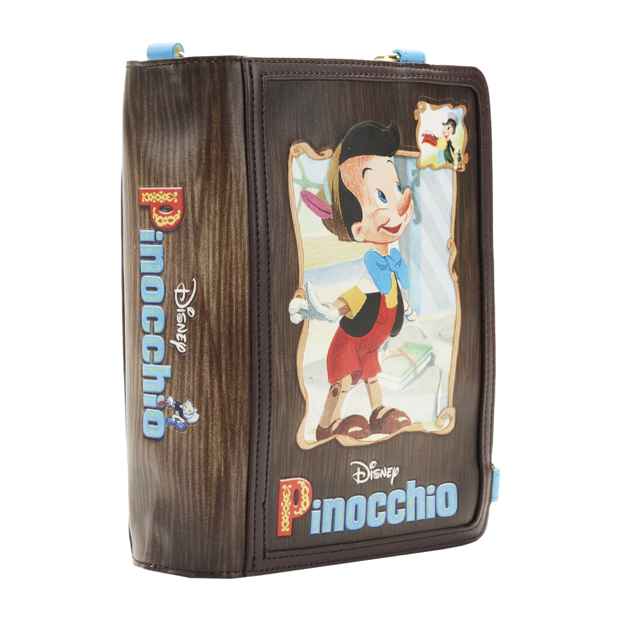 Loungefly Disney Classics Books Pinocchio Convertible Crossbody
