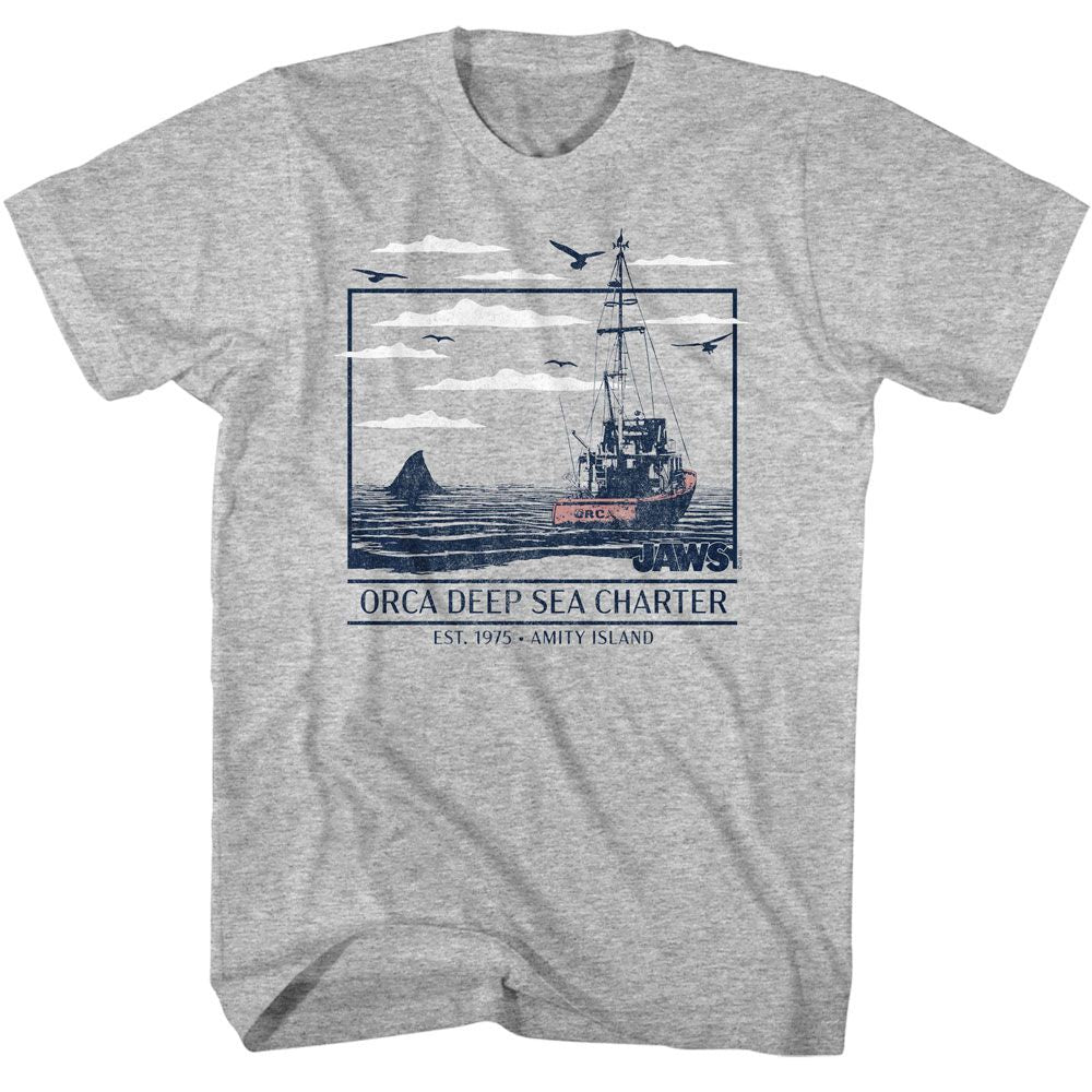 Jaws Orca Deep Sea Boat T-Shirt