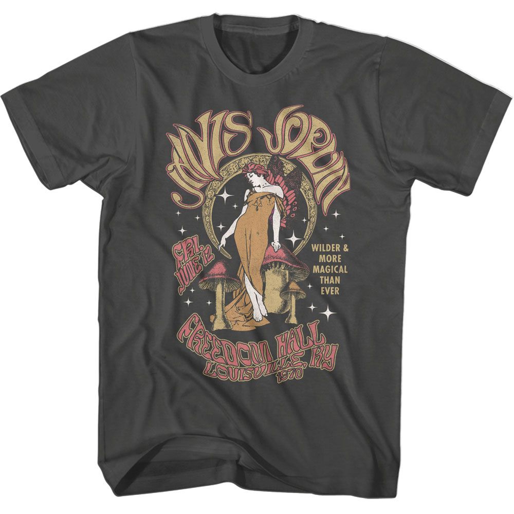 Janis Joplin Fairy And Moon T-Shirt