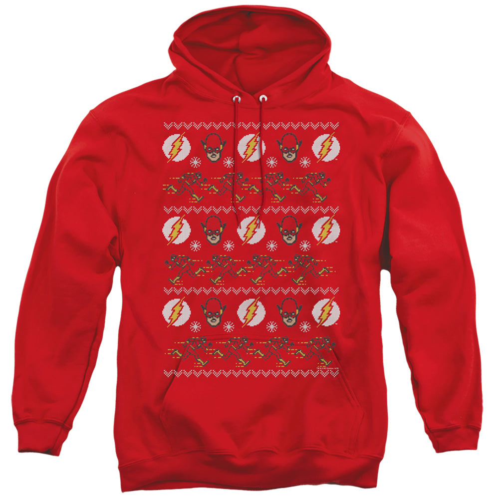 Men's DC Flash The Flash Ugly Christmas Sweater Pullover Hoodie