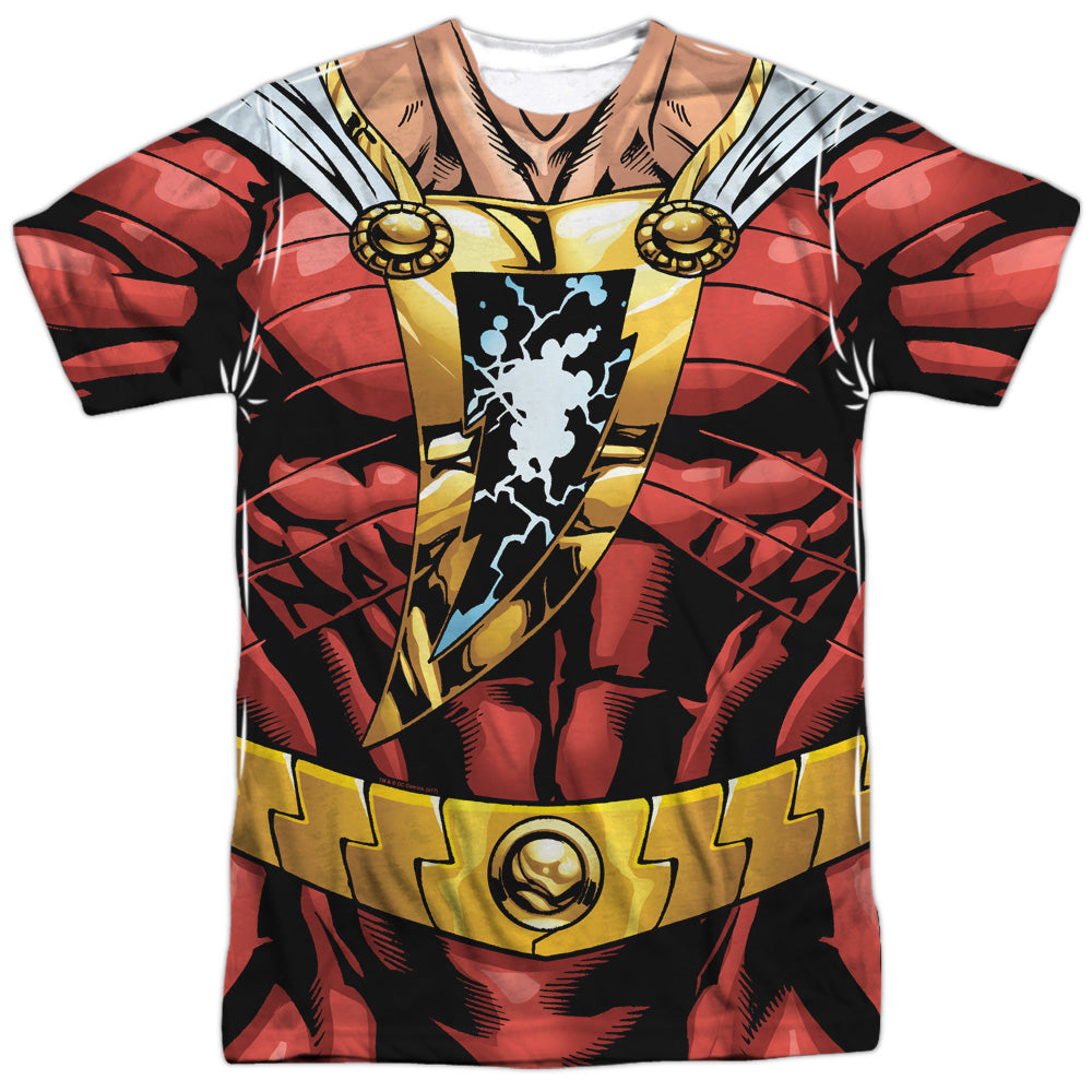 Men's DC Comics Shazam Uniform Sublimated T-Shirt