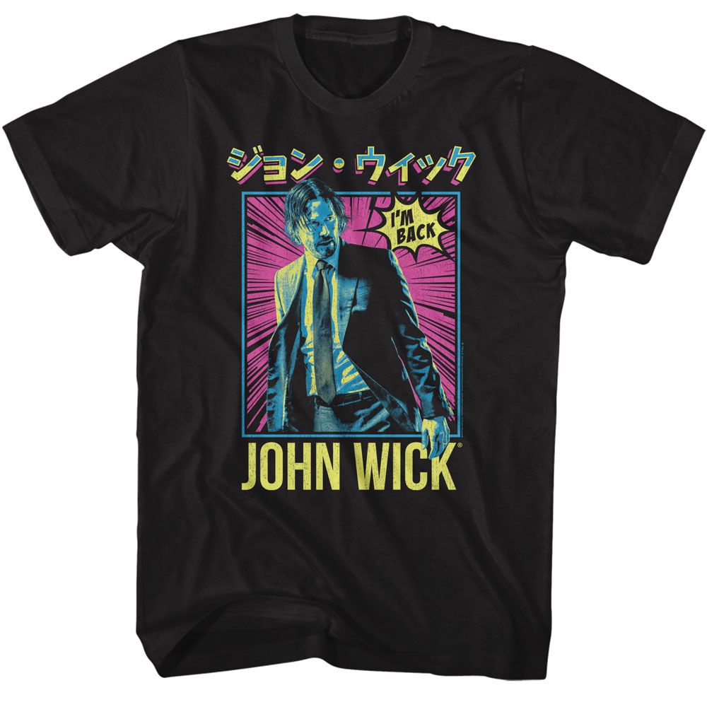 John Wick Neon Manga T-Shirt