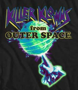 Killer Klowns From Outer Space Earth Hand Neon Tee