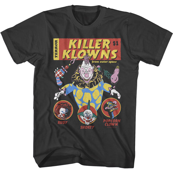 Killer Klowns From Outer Space Comic Cover Tee