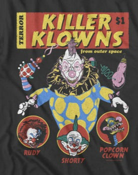 Killer Klowns From Outer Space Comic Cover Tee