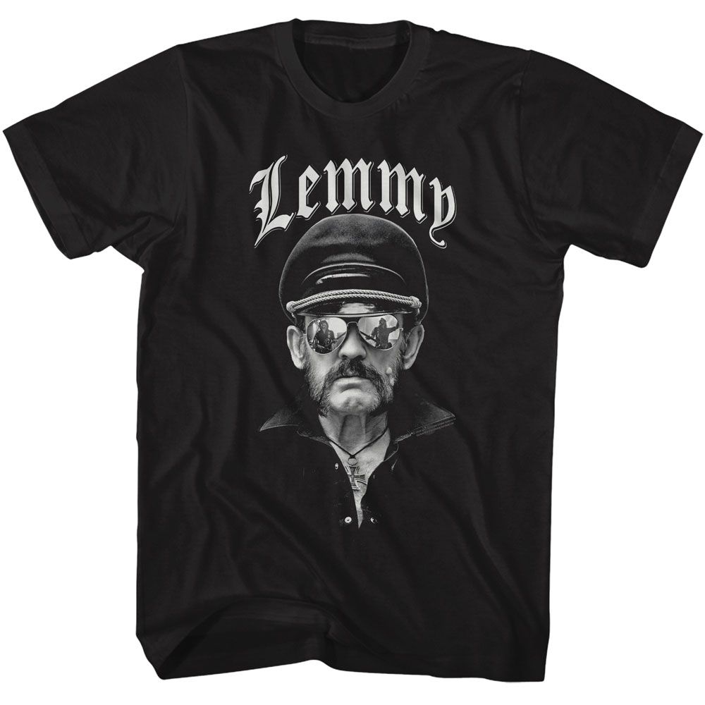 Lemmy Glasses And Cap T-Shirt