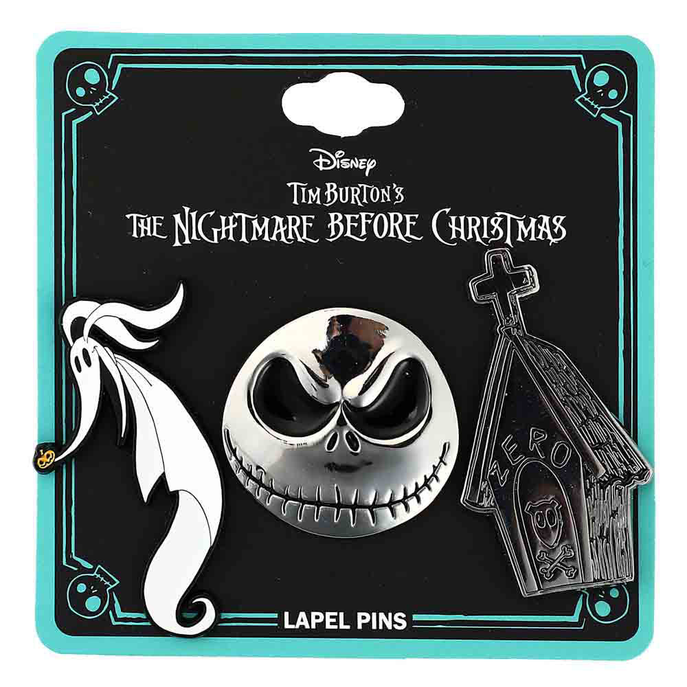 Disney The Nightmare Before Christmas Character Lapel Pin Set