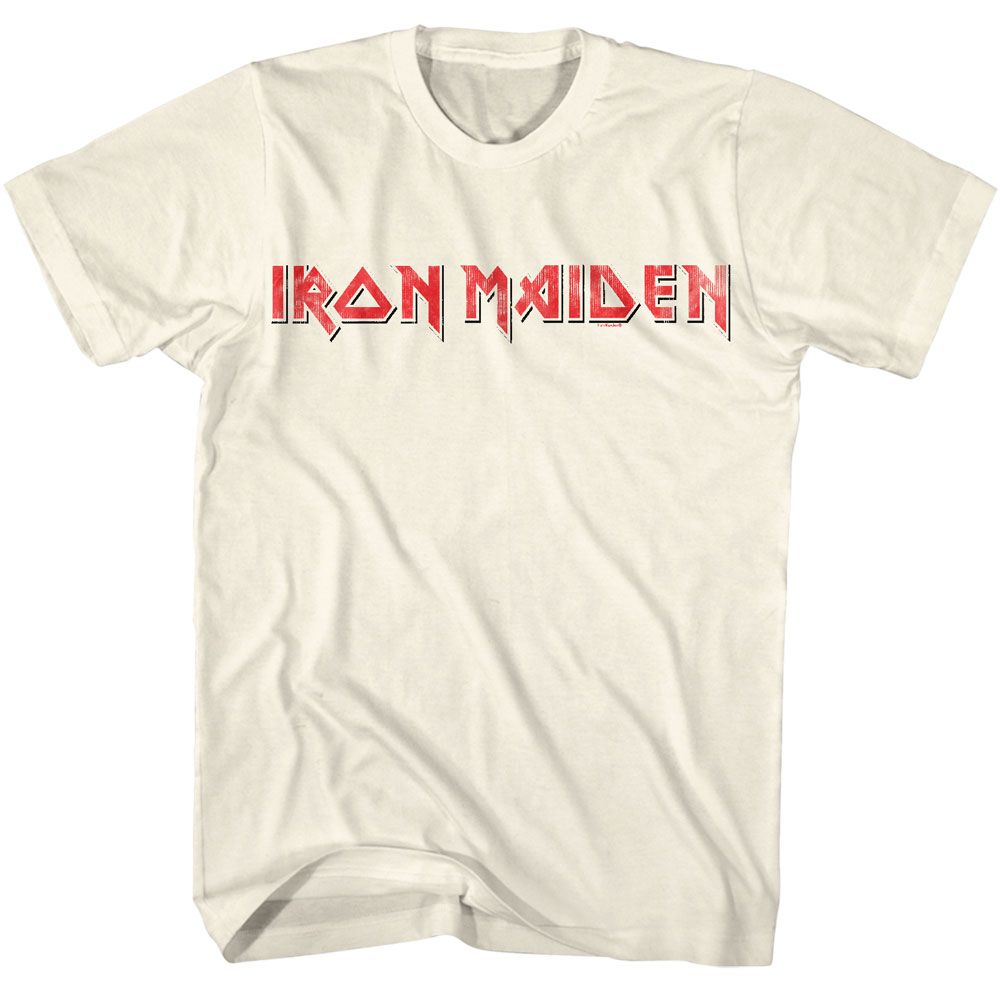 Iron Maiden Red Black Logo T-Shirt
