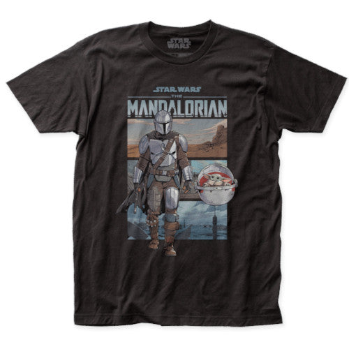 Star Wars The Mandalorian Mando Traveling T-Shirt