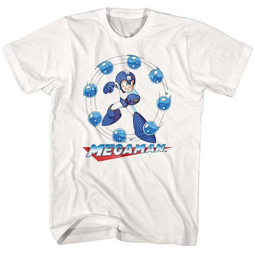 Mega Man Water Shield T-Shirt - Blue Culture Tees