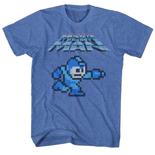 Mega Man Mega Gunner T-Shirt - Blue Culture Tees