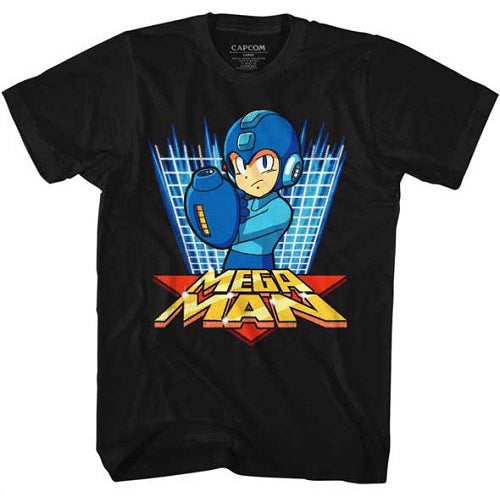 Mega Man Megagrid T-Shirt - Blue Culture Tees