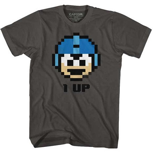 Mega Man One Up T-Shirt - Blue Culture Tees