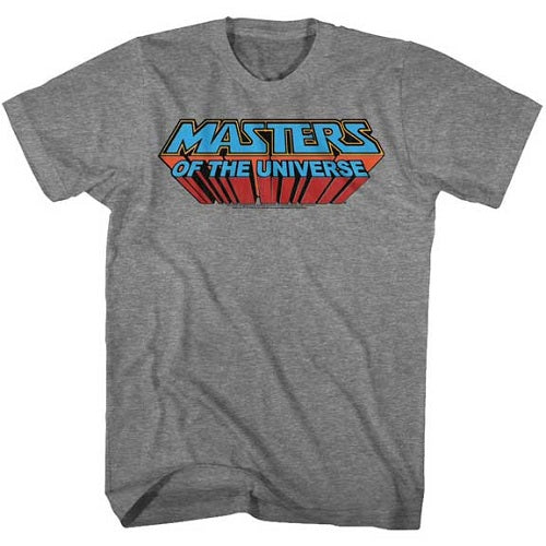 Masters Of The Universe Logo Retro T-Shirt- Blue Culture Tees