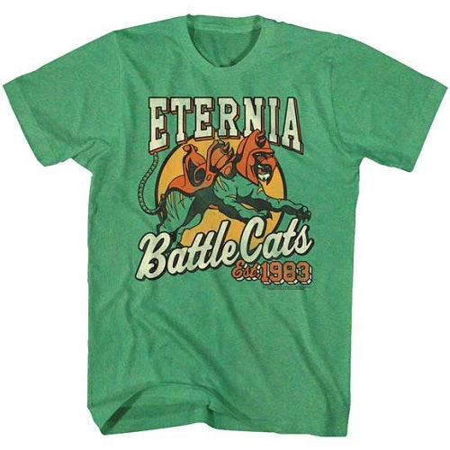 MEN'S MASTERS OF THE UNIVERSE ETERNIA BATTLE CATS LIGHTWEIGHT TEE - Blue Culture Tees