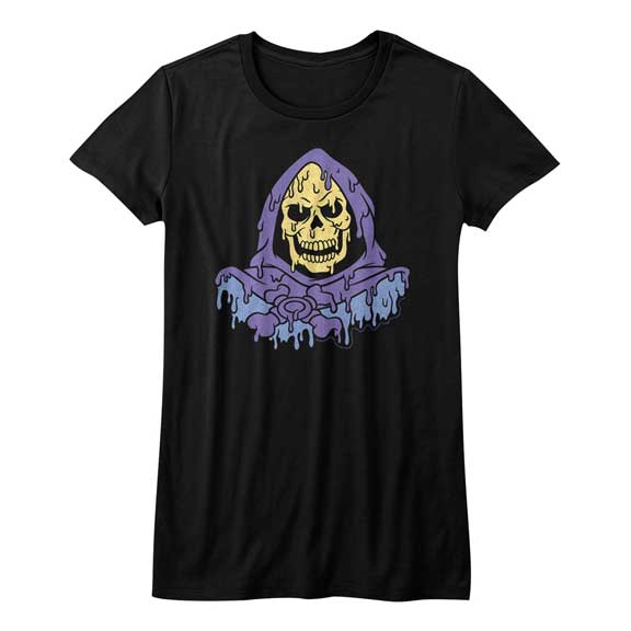 Junior's Masters Of The Universe Melty Skeletor T-Shirt