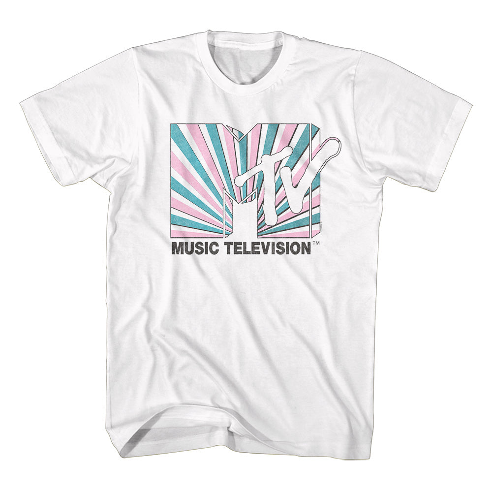 Men's MTV Stripes Logo Tee