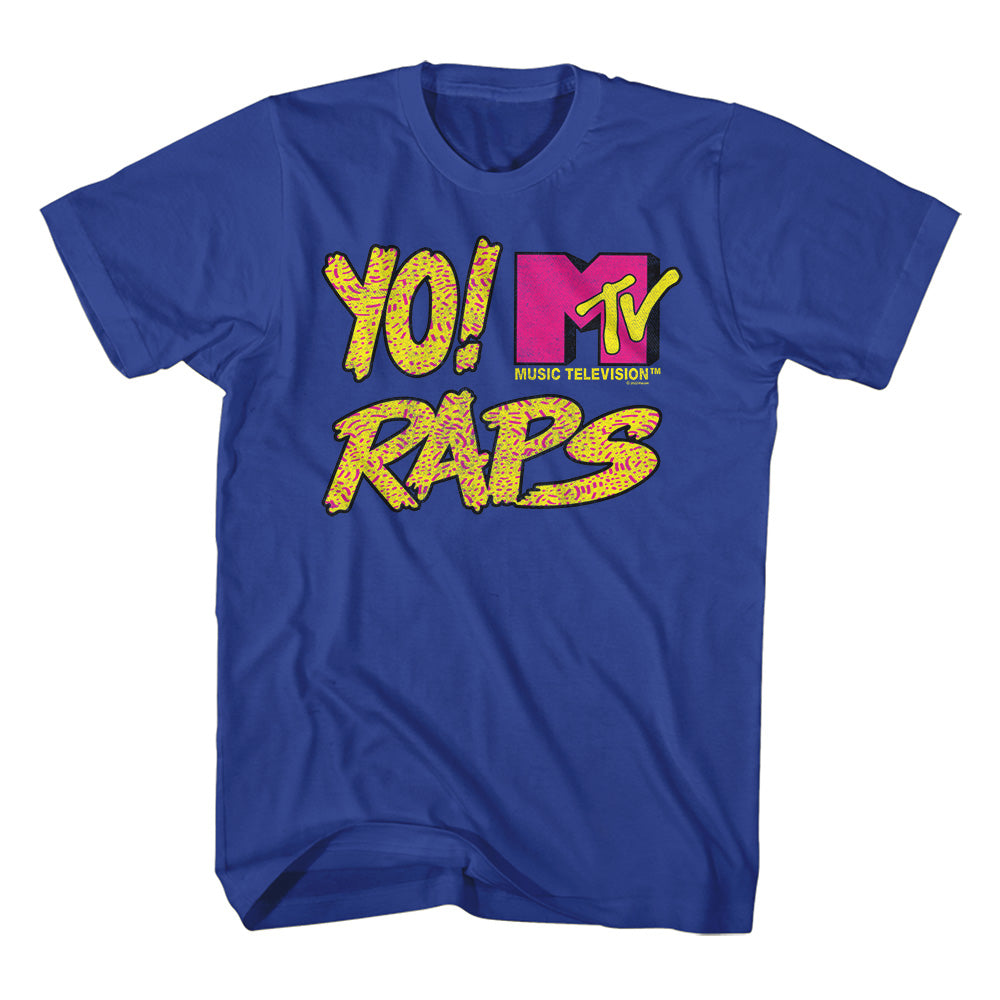 Men's MTV Yo MTV Raps Textured Logo Tee