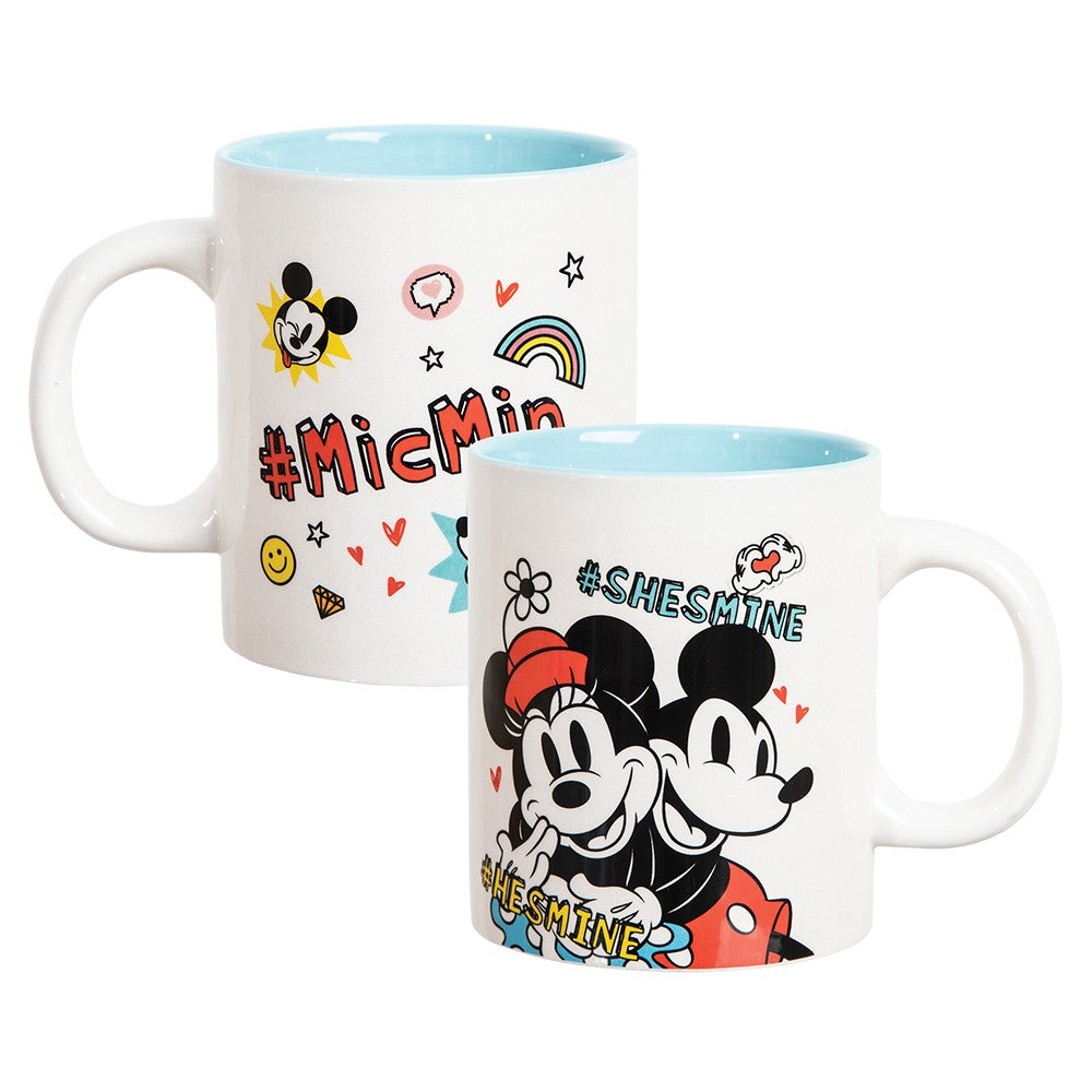 Disney Mickey Mouse Ceramic Mug, 20-oz, Red and Black