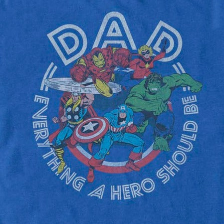 Men's Marvel Comics Dad Everything Heroic T-Shirt