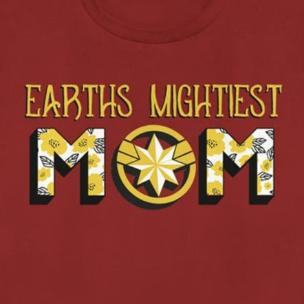 Women's Marvel Seasonal Earths Mightiest Mom T-Shirt