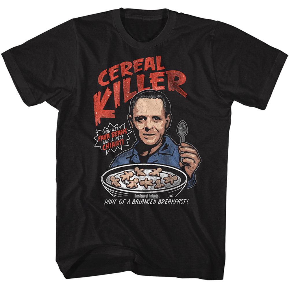 Men's Silence of the Lambs Cereal Killer Tee. Available at Blue Culture Tees!