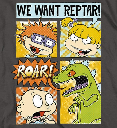 Rugrats We Want Reptar! Comic T-Shirt