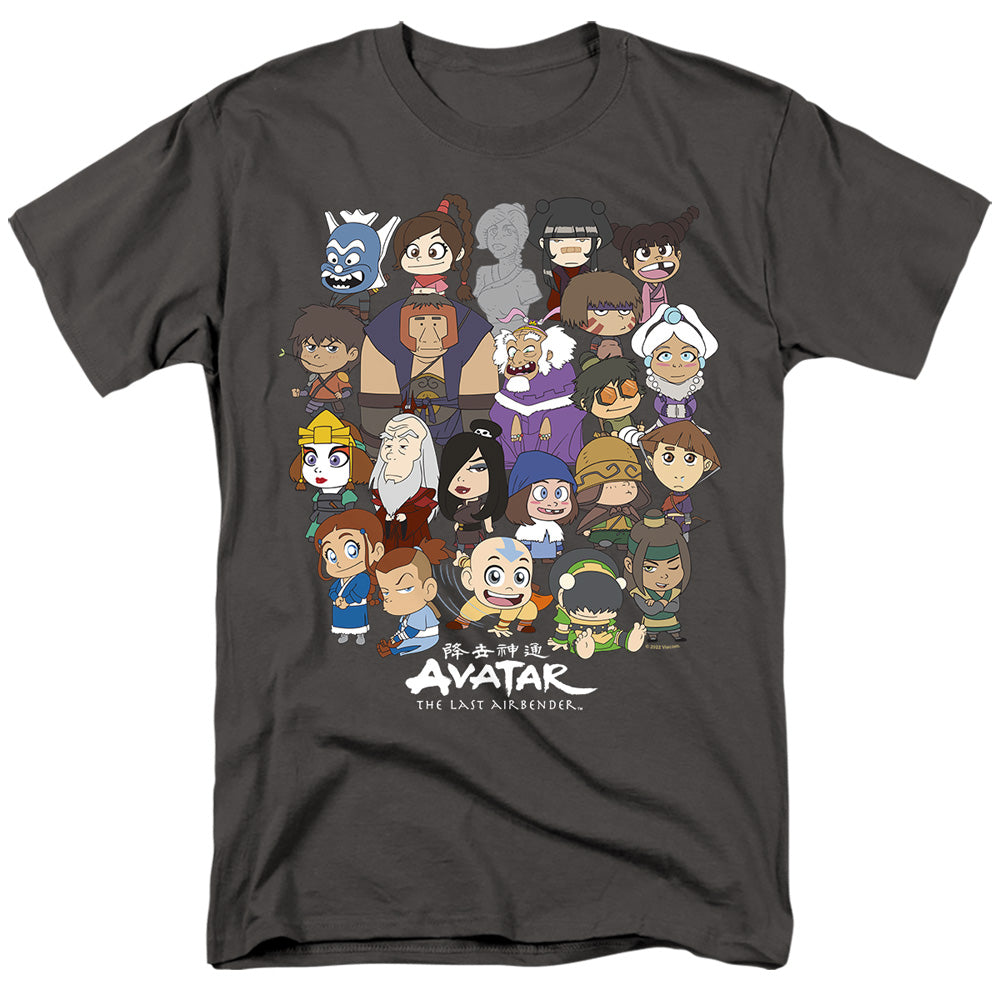 Avatar The Last Airbender Chibi Group Blue Culture Tees