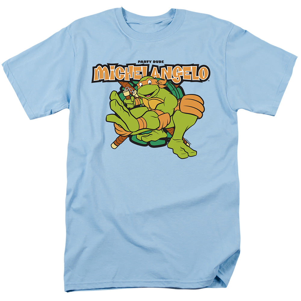 Teenage Mutant Ninja Turtles Party Dude Michelangelo Tee Blue Culture Tees