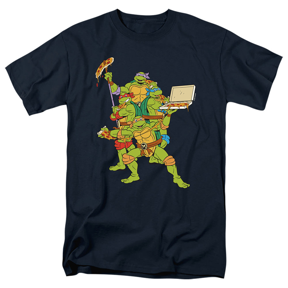 Teenage Mutant Ninja Turtles Pizza Party Tee Blue Culture Tees