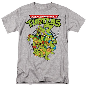 Classic Teenage Mutant Ninja Turtles Group And Logo Shirt - TeeUni